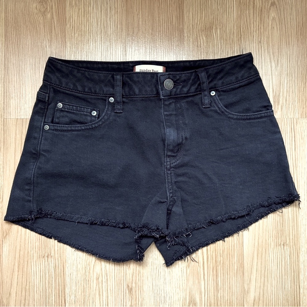 Aritzia Sunday Best Black The OC Short